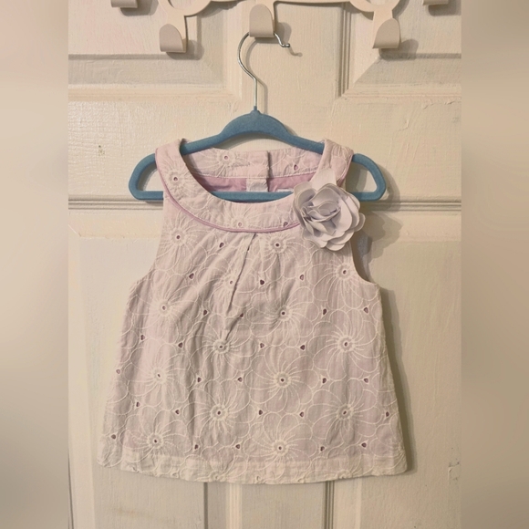 Janie and Jack Toddler Girl's White Lace Top Size 3T - Picture 1 of 3